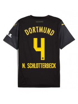 Borussia Dortmund Nico Schlotterbeck #4 Auswärtstrikot 2024-25 Kurzarm